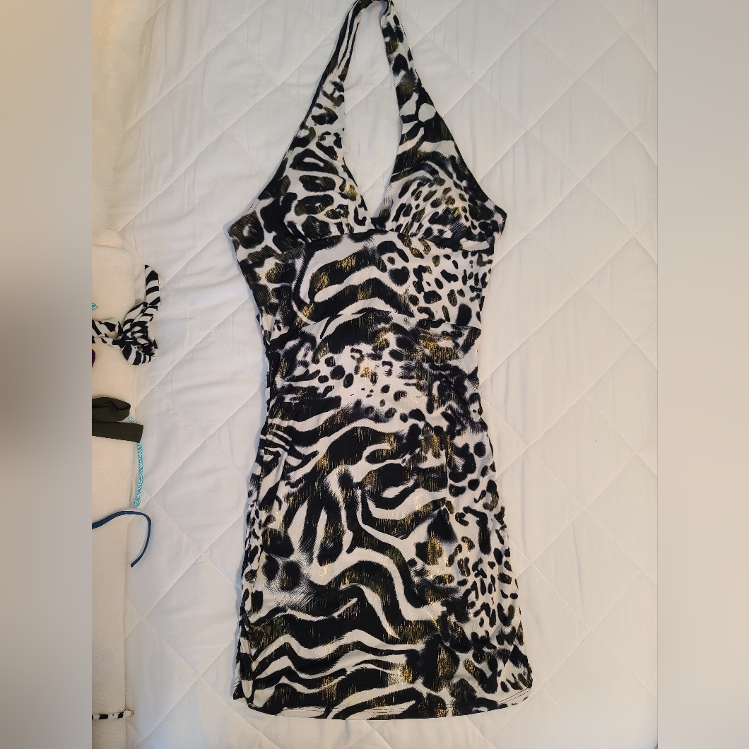 Animal Print Dress  Clubwear